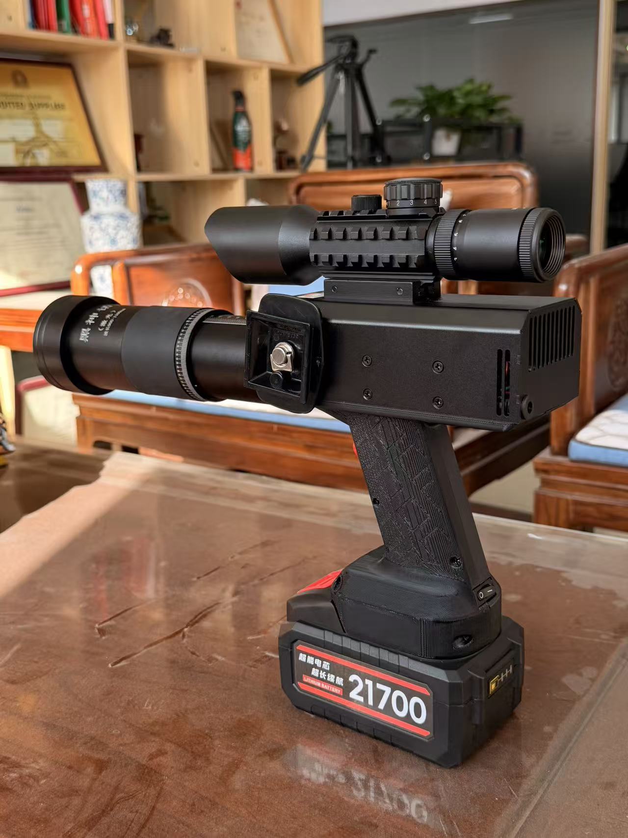 Smart - Laser Obstacle Clearing Device / Laser Tree Felling Machine  
Remote Laser Clearing System / Bush Clearing / Power Grid Remote Clearing / Explosive Disposal